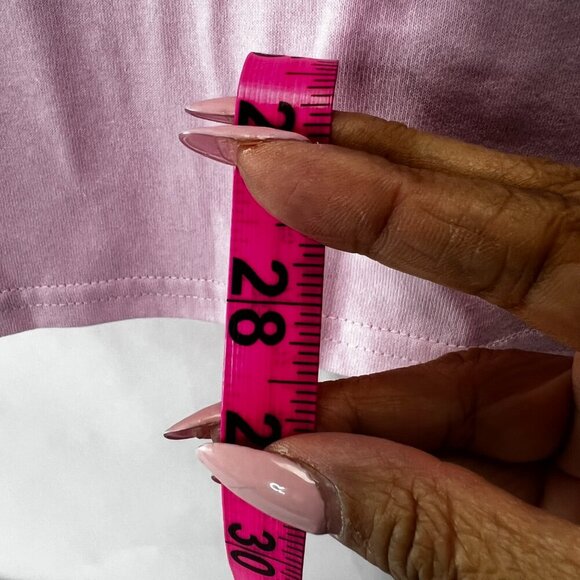 Lux Sequins Evil Eye Pink T-Shirt 100% Cotton Women's Size M - Picture 5 of 5